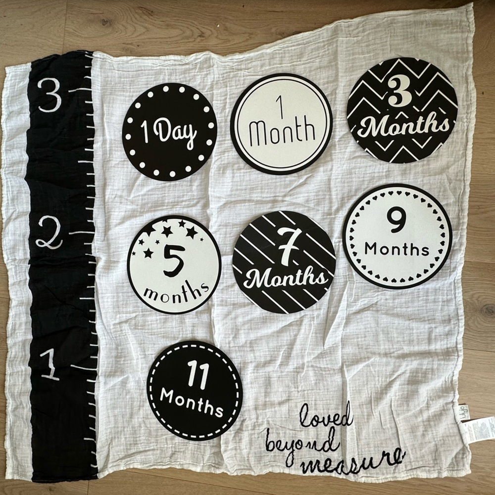 Lulujo Loved Beyond Measure Milestone Blanket